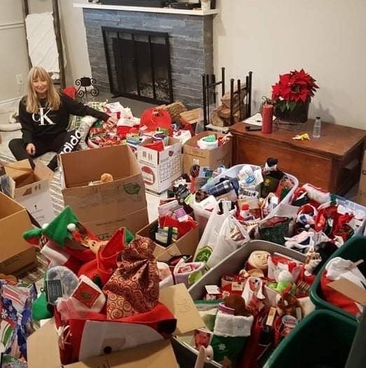 Photo from the Stockings of Love drive