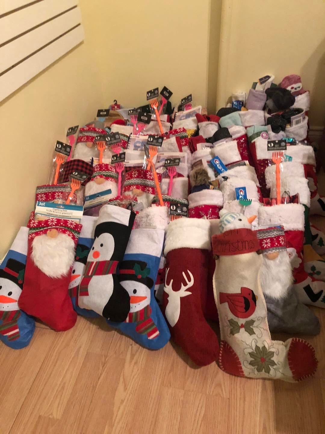 Photo from the Stockings of Love drive